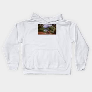 Lake for Two Kids Hoodie